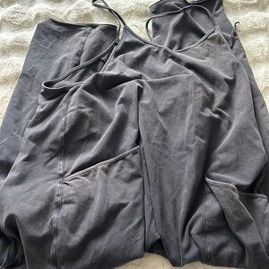 Free People Movement Hot Shot Onesie Charcoal